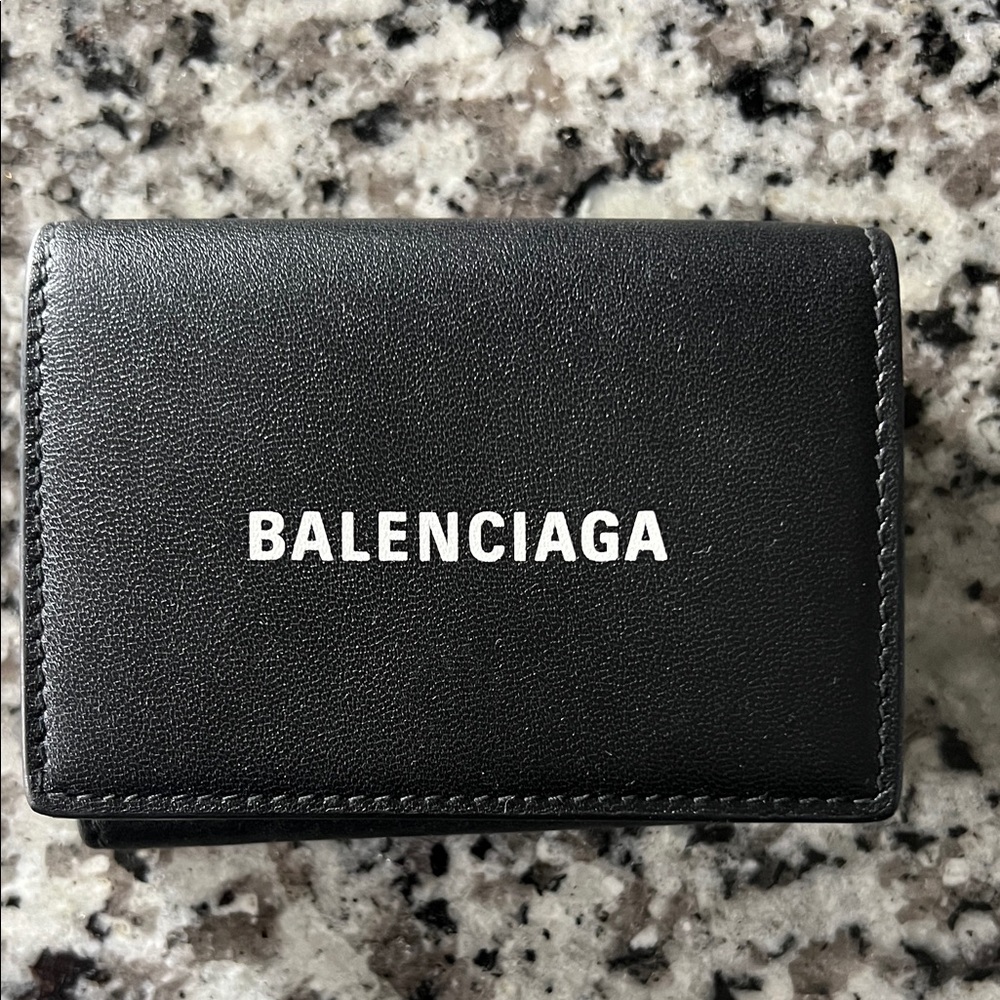 Balenciaga Black Card Holder